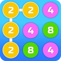 2-4-8 : link identical numbers